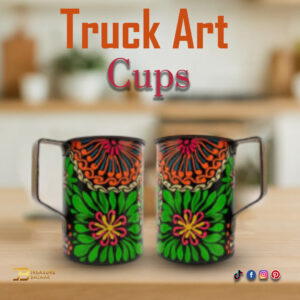 Truck Art Mug Size : L-11cm x W-7cmx H-9.5cm
