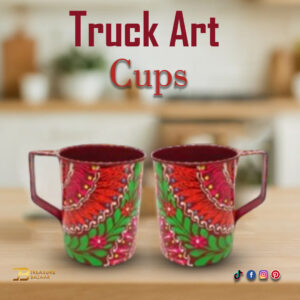 Truck Art Mug Size : L-11cm x W-7cmx H-9.5cm