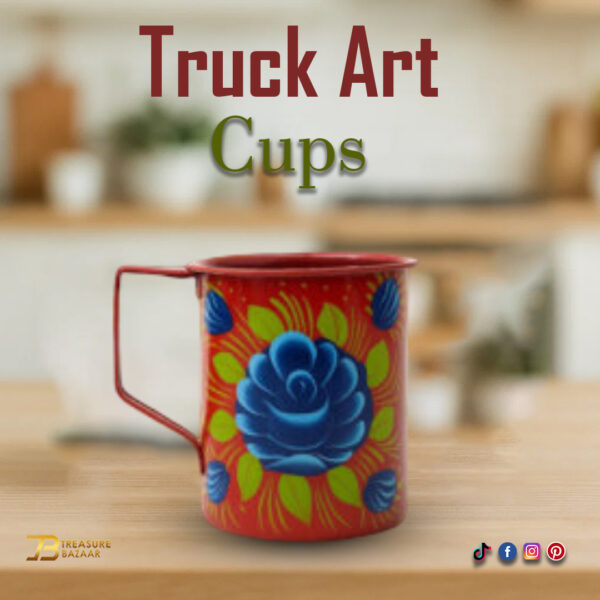 Truck Art Cup (H:8cm-D:6.5cm)