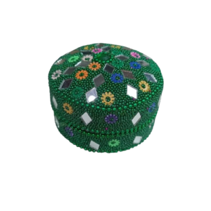 Handcrafted Decorative Bajri Box – Set of 3