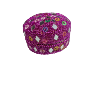 Handcrafted Decorative Bajri Box – Set of 3