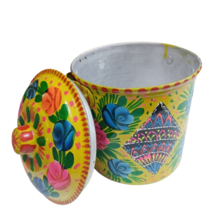 Truck Art Milk Bucket (L17cm x W 14cm)