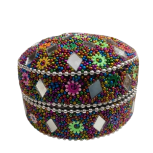 Handcrafted Decorative Bajri Box – Set of 3