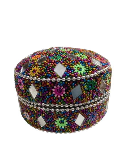 Handcrafted Decorative Bajri Box – Set of 3 - Image 2