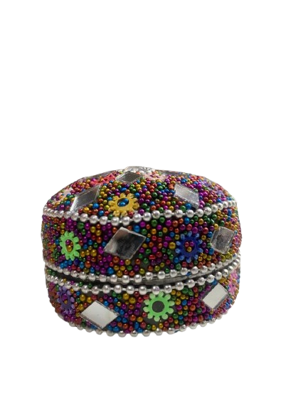 Handcrafted Decorative Bajri Box – Set of 3 - Image 3