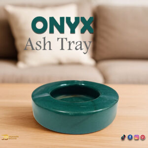 Handcrafted Onyx Ashtray Size 10 cm