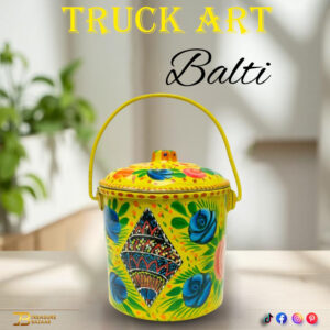 Truck Art Milk Bucket (L18 cm x W15cm)