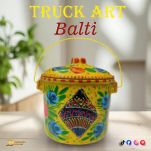 Truck Art Milk Bucket (L15cm x W12cm)