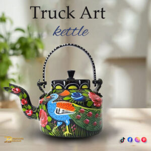 Truck Art Kettle Capacity : 1 liter (Size: L:21cm x  W:11cm x H:23cm)