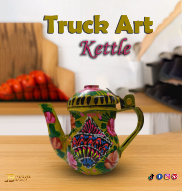 Truck Art Small Kettle Capacity : 250 ml Size: L-15cm x W-6cm x H-10 cm