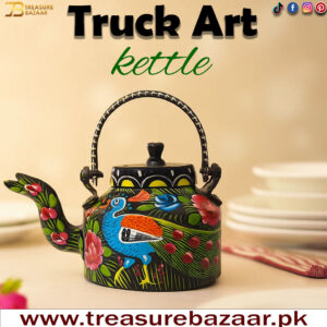 Truck Art Kettle Capacity : 1 liter (Size: L:21cm x W:11cm x H:23cm)