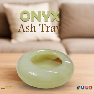 Onyx Ash Tray Size 10 cm