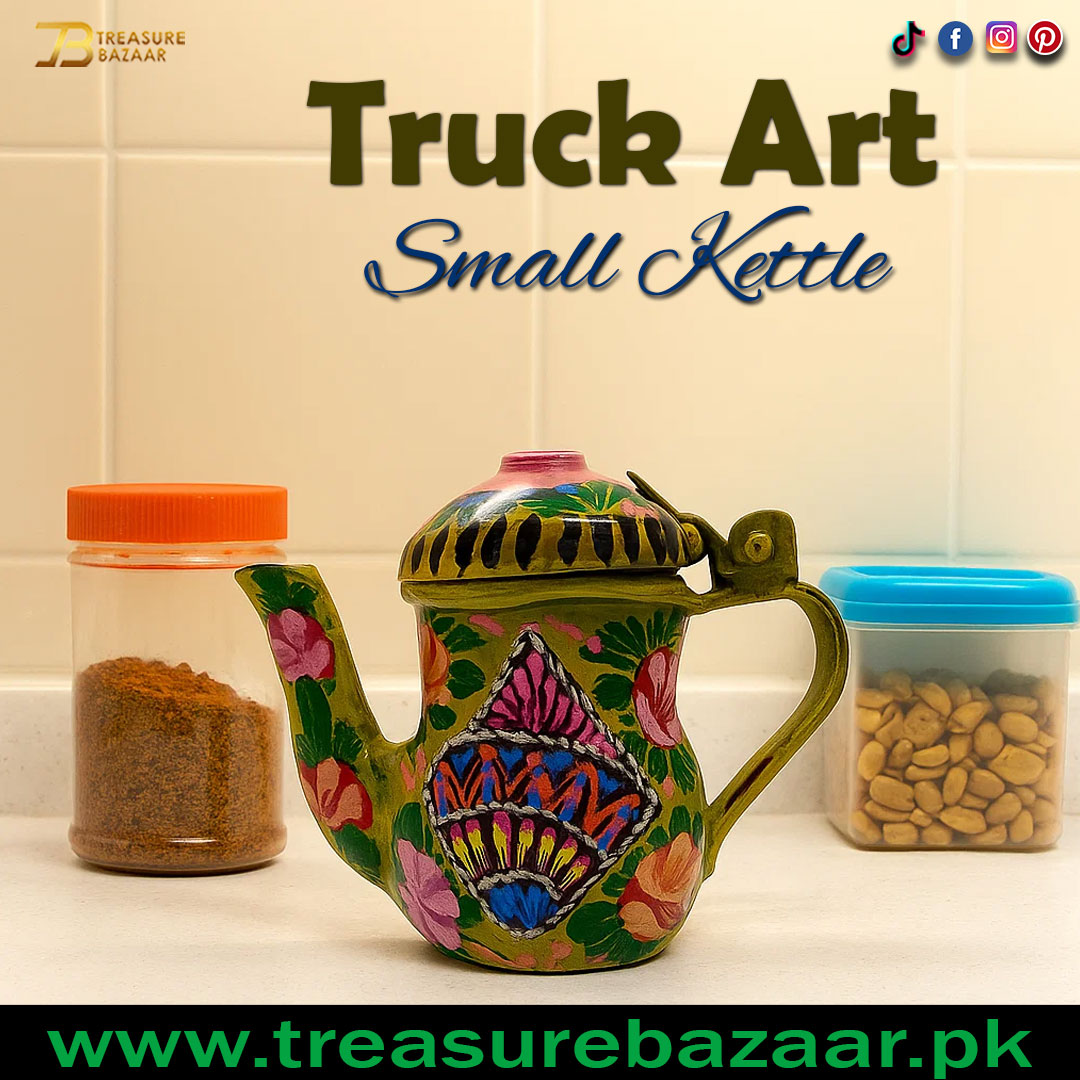 Truck Art Small Kettle Capacity : 250 ml Size: L-15cm x W-6cm x H-10 cm