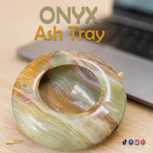 Onyx Ash Tray Size 12 cm