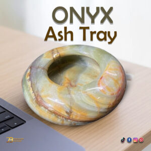 Onyx Ash Tray Size 10 cm