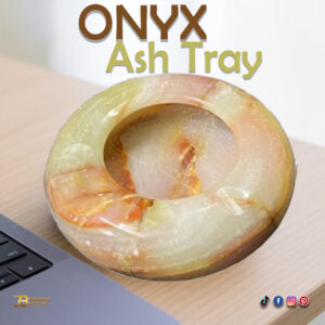 Onyx Ash Tray Size 10 cm