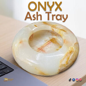Onyx Ash Tray Size 10 cm
