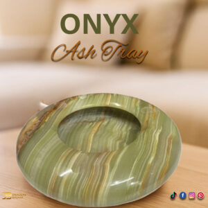 Onyx Ash Tray Size 12 cm