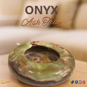 Onyx Ash Tray Size 12 cm