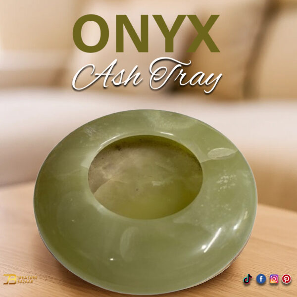 Onyx Ash Tray Size 12 cm