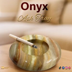 Onyx Ash Tray Size 12 cm