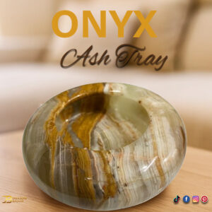 Onyx Ash Tray Size 10 cm