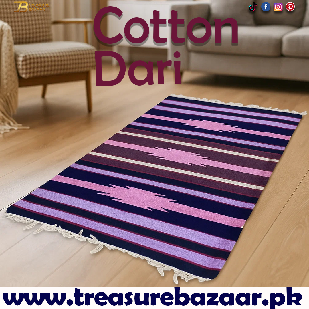 Handmade Cotton Dari Size 122×182 cm