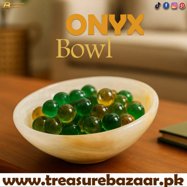 Onyx Bowl for Home Décor Size 4-inch