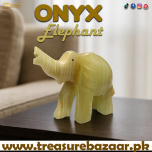 Onyx Elephant (Size : 10 cm)