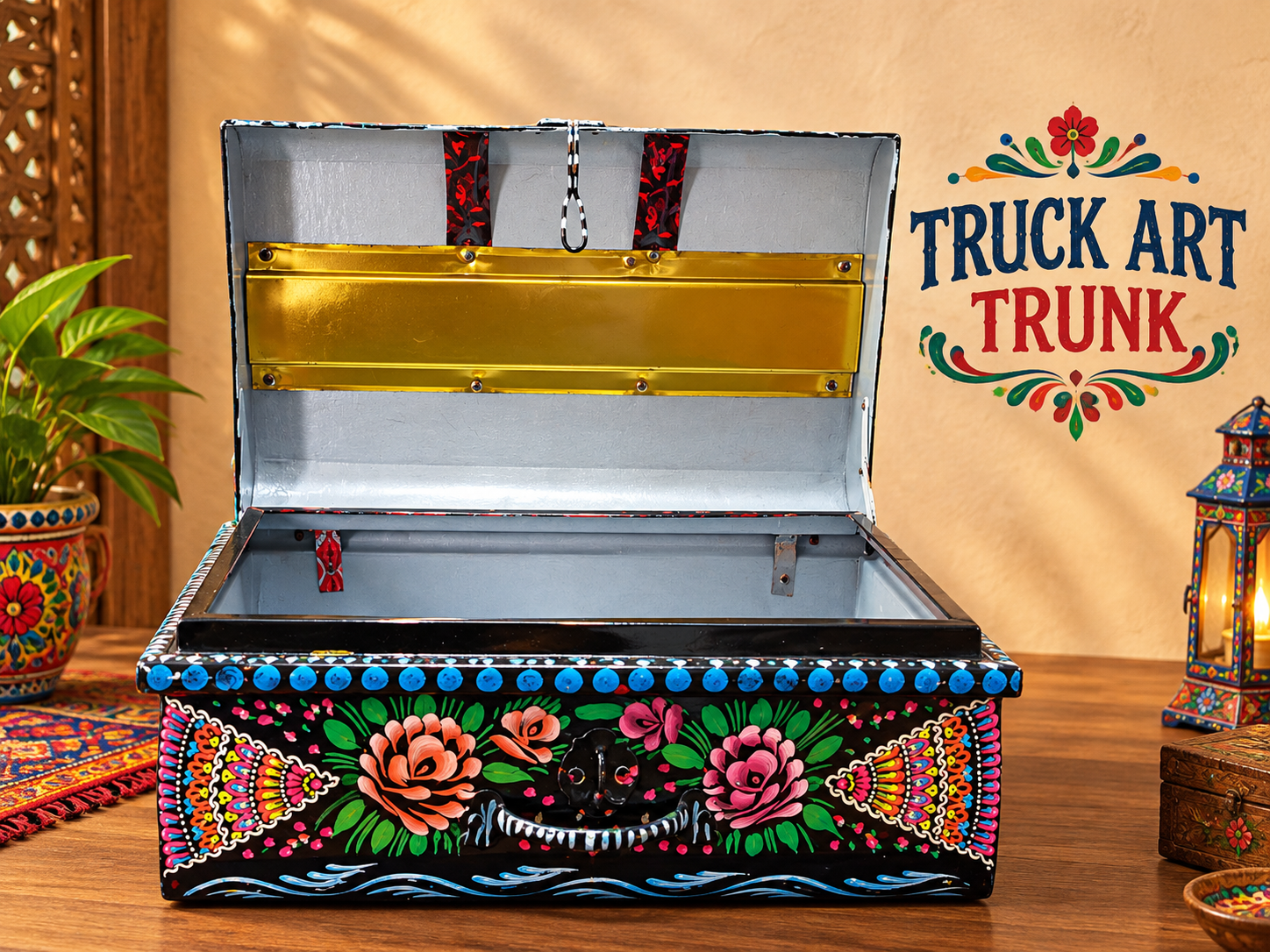 Truck Art Trunk (W:39xH:18xL:25) cm