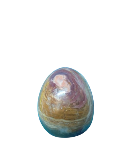 Onyx Egg Handcrafted Marble Egg - Image 2