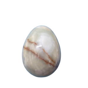 Onyx Egg Handcrafted Marble Egg