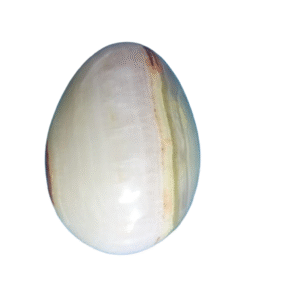Onyx Egg Handcrafted Marble Egg