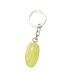 Handcrafted Onyx Marble grapes Keychain