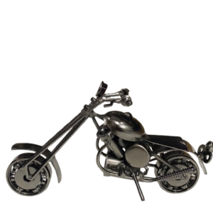 Handcrafted Vintage Metal Motorcycle size