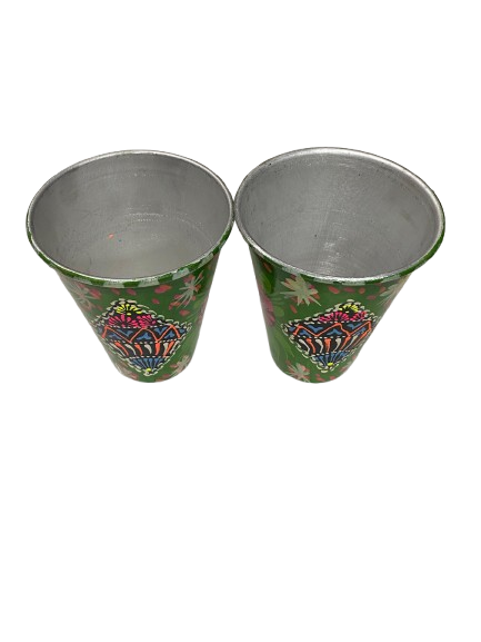 Truck Art Glass/Hand painted Glass (2 Piece Set) - Image 4