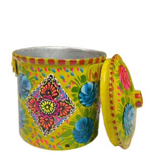 Truck Art Milk Bucket (L:15cmxW:13cm)