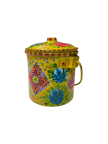Truck Art Milk Bucket (L:15cmxW:13cm) - Image 7
