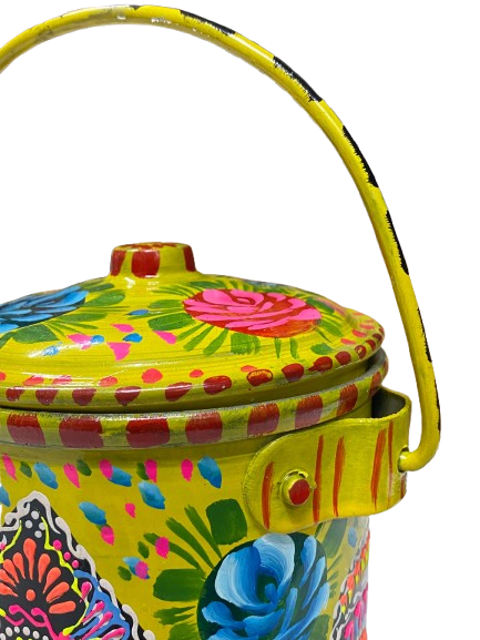 Truck Art Milk Bucket (L:15cmxW:13cm) - Image 6