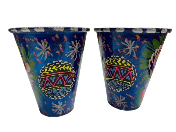 Truck Art Glass/Hand painted Glass (2 Piece Set) - Image 3