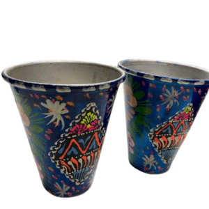 Truck Art Glass/Hand painted Glass (2 Piece Set)