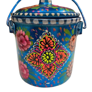 Truck Art Milk Bucket (L:13cmxW:13cm)