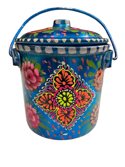 Truck Art Milk Bucket (L:13cmxW:13cm) - Image 2