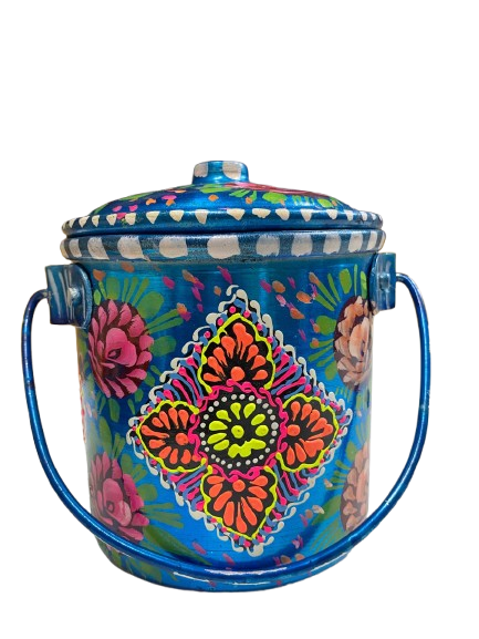 Truck Art Milk Bucket (L:13cmxW:13cm) - Image 7