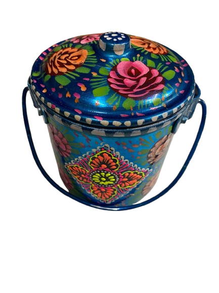 Truck Art Milk Bucket (L:13cmxW:13cm) - Image 9