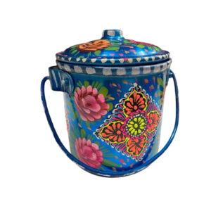 Truck Art Milk Bucket (L:13cmxW:13cm)