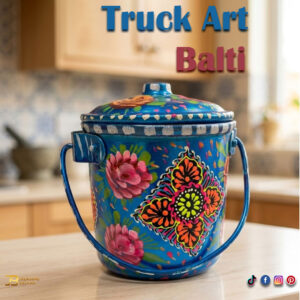Truck Art Milk Bucket (L14cm x W11cm)
