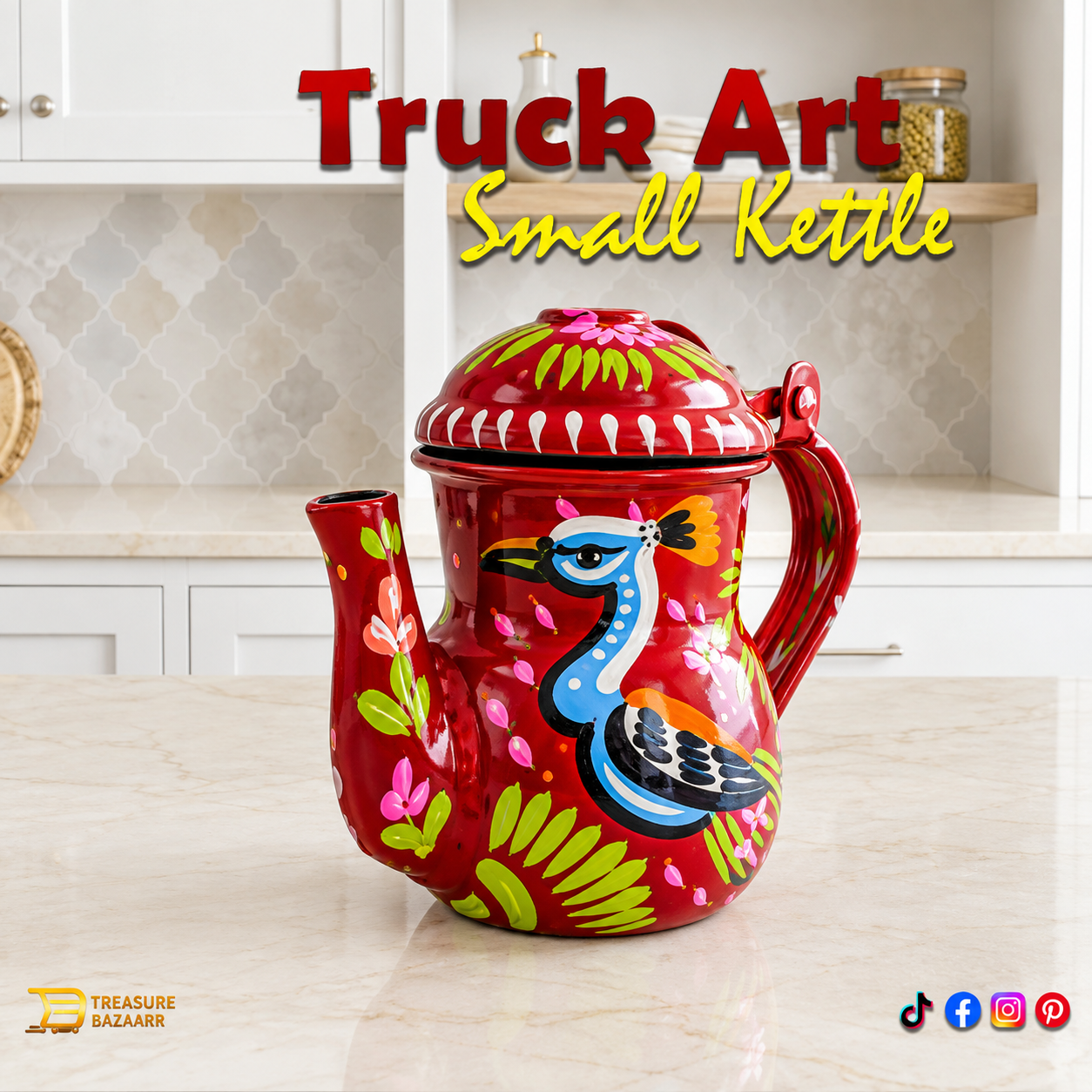 Truck Art Small Kettle (8cm)