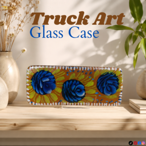 Truck Art Glass Case Size: (L:16cm x W-6cm x H-3.5 cm)