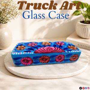 Truck Art Glass Case Size: (L:16cm x W-6cm x H-3.5 cm)